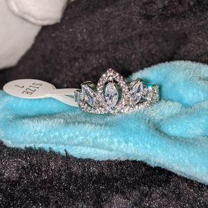 Silver Tiara Ring